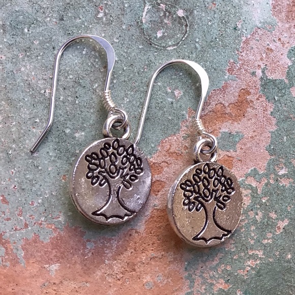 Tree of Life Sundance charm Artisan Earrings - Picture 2 of 9